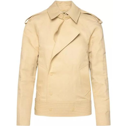 Beige Paper-Fibre Blend Jacket - Größe 4 - Burberry - Modalova