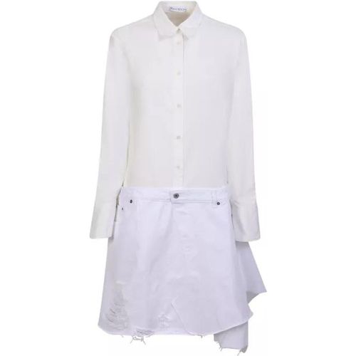 Aymmetric Shirt Dress - Größe 10 - white - J.W.Anderson - Modalova