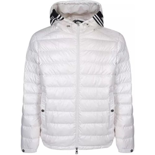 White Nylon Jacket - Größe 2 - white - Moncler - Modalova