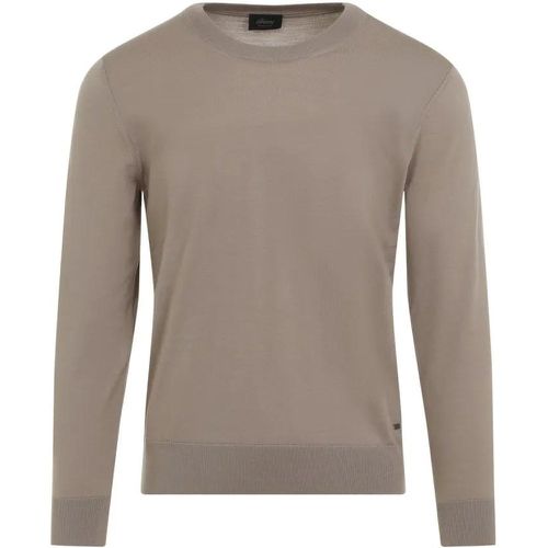 Beige Wool Pullover - Größe 52 - braun - Brioni - Modalova