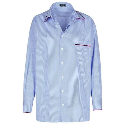 Light Blue Cotton Shirt - Größe 42 - blau - ETRO - Modalova