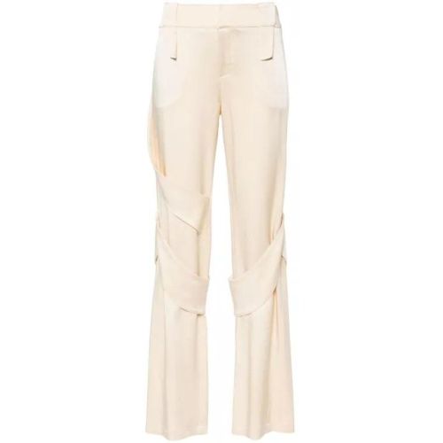 Panta cargo raso white - Größe 42 - Blumarine - Modalova