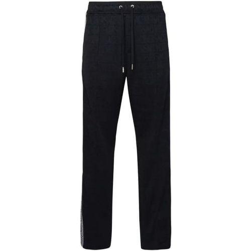 Black Polyester Pants - Größe L - black - Versace - Modalova