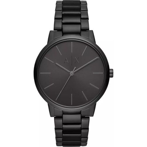 Uhren - Three-Hand Stainless Steel Watch - Gr. unisize - in Schwarz - für Damen - Armani Exchange - Modalova