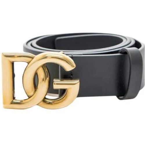 Gürtel - Logo Leather Belt - Gr. 100 - in - für Damen - Dolce&Gabbana - Modalova