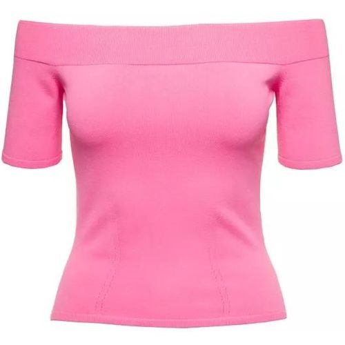 Pink Off-The-Shoulders Top In Viscose Blend - Größe L - pink - alexander mcqueen - Modalova