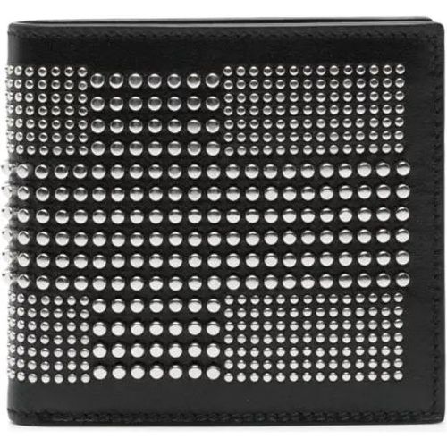 Portemonnaies - Black Studded Wallet - Gr. unisize - in - für Damen - alexander mcqueen - Modalova