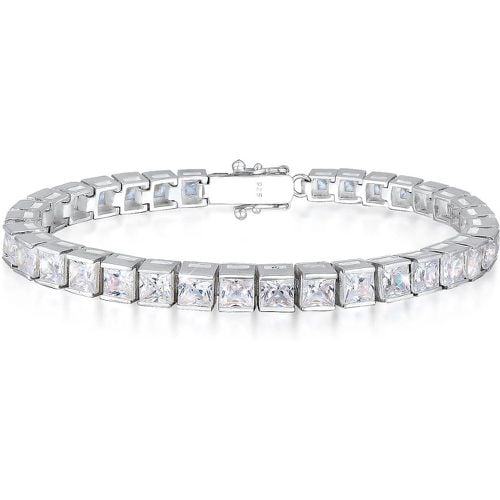 Armbänder - Armband Tennisarmband Zirkonia Kristall Sparkle 92 - Gr. 19 CM - in Silber - für Damen - Elli - Modalova