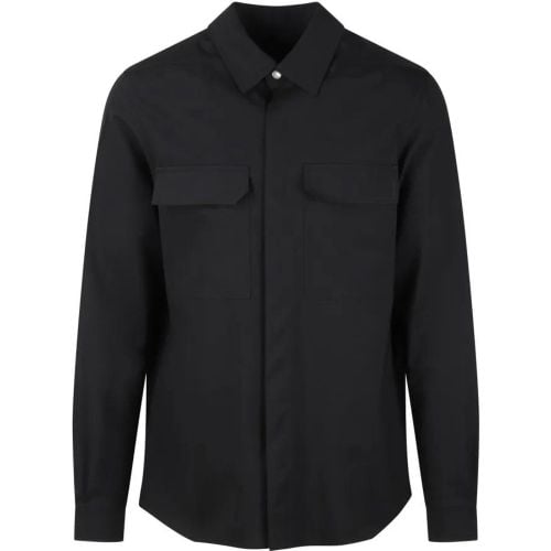 Overshirt In Virgin Wool - Größe 46 - Rick Owens - Modalova