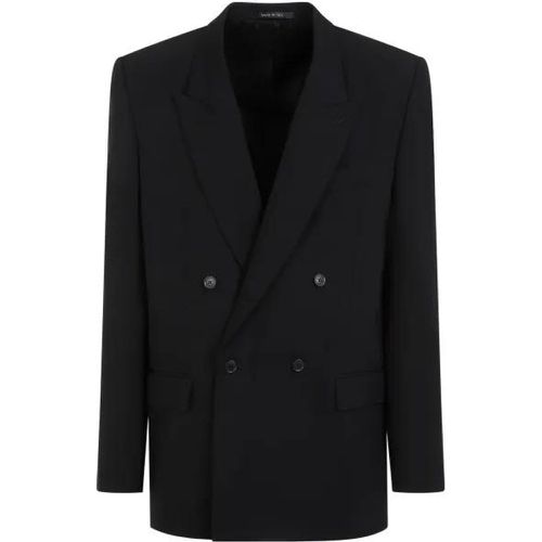 Black Wool Regular Jacket - Größe S - Balenciaga - Modalova