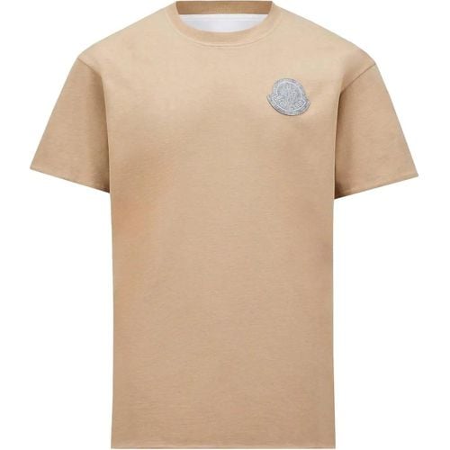 Reversible Cotton T-shirt - Größe M - Moncler - Modalova