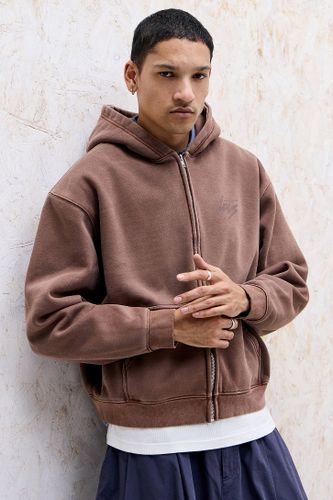 Iets frans. Script Zip-Through Hoodie - Medium at Urban Outfitters - iets frans... - Modalova