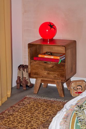 Noel Bedside Table - Neutral ALL at - Urban Outfitters - Modalova