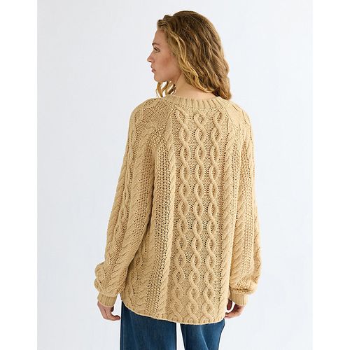 Relaxed V Neck Cable Knit Sweater Taille XS - Wrangler - Modalova