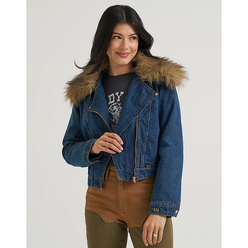 Lainey Wilson x Moto Jacket Taille XS - Wrangler - Modalova