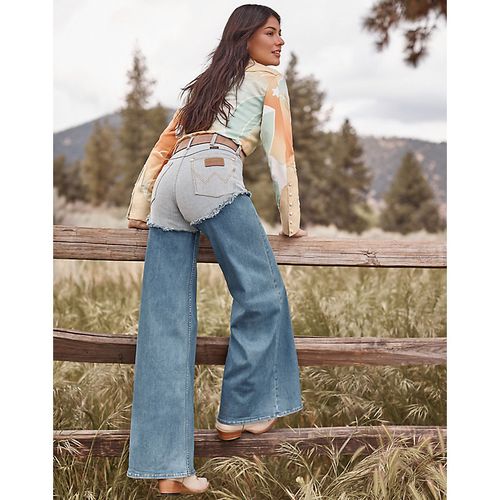 Lainey Wilson x Chapped Cheeky Wide Leg Jean Taille 32 - Wrangler - Modalova