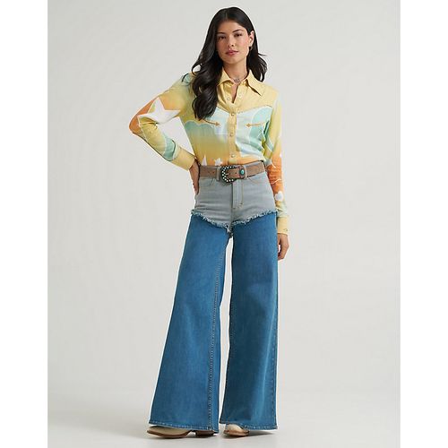 Lainey Wilson x Chapped Cheeky Wide Leg Jean Taille 32 - Wrangler - Modalova