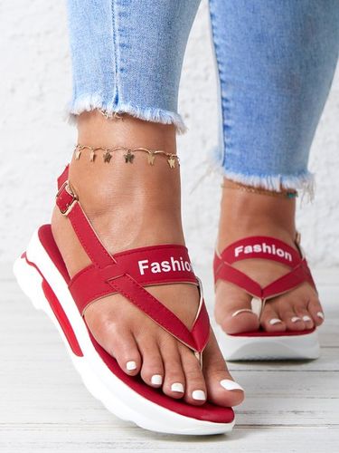 Soft Platform Thong Sandals - Just Fashion Now UK - Modalova