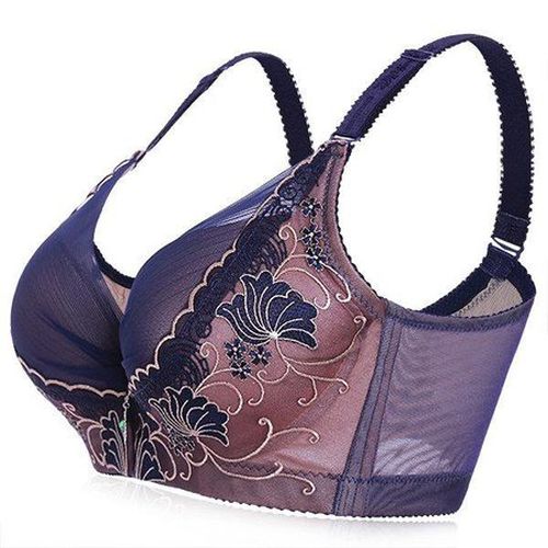 Womens Bras Lace Gathering Adjustable Soft Breathable Breasts