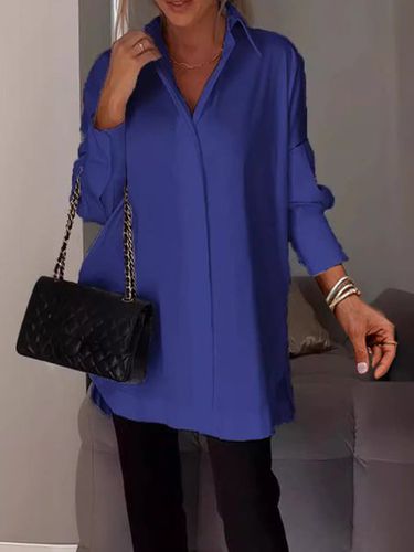 Plain Casual Blouse - Just Fashion Now - Modalova