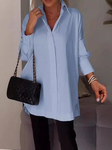 Plain Casual Blouse - Just Fashion Now - Modalova