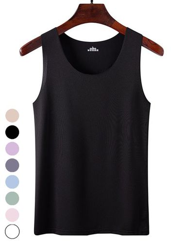 Casual Plain Tank Top - Just Fashion Now - Modalova