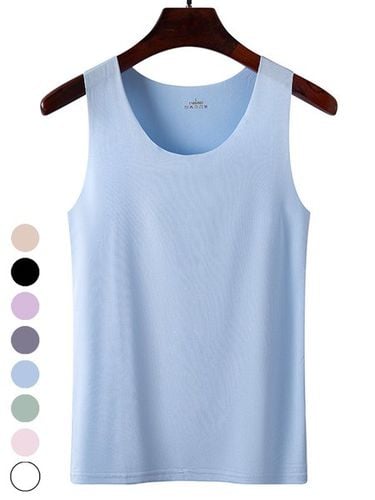 Casual Plain Tank Top - Just Fashion Now - Modalova