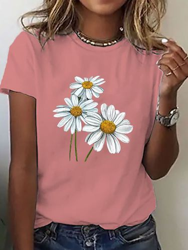 Casual Daisy T-Shirt - Modetalente - Modalova