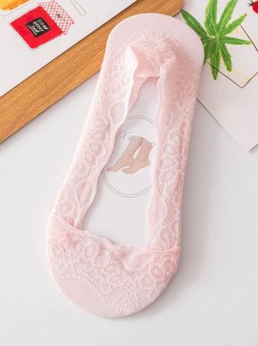 Lace Summer Silicone Anti Slip Breathable Invisible Socks - Just Fashion Now - Modalova