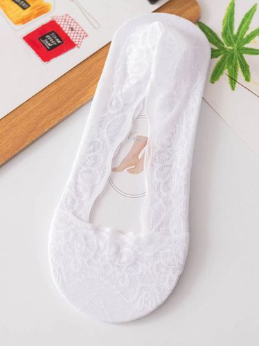 Lace Summer Silicone Anti Slip Breathable Invisible Socks - Just Fashion Now - Modalova