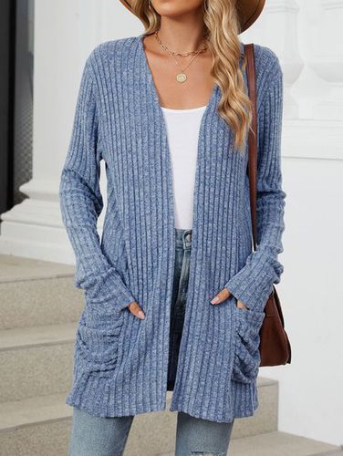 Casual Plain Kimono - Just Fashion Now - Modalova