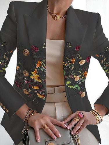 Buckle Casual Blazer - Just Fashion Now - Modalova