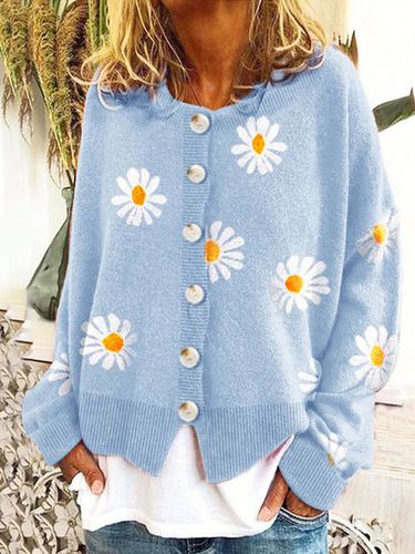 Casual Loose Cardigan - Just Fashion Now - Modalova