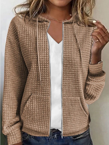 Loose Casual Jacket - Just Fashion Now - Modalova