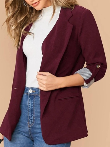 Casual Loose Blazer - Just Fashion Now - Modalova