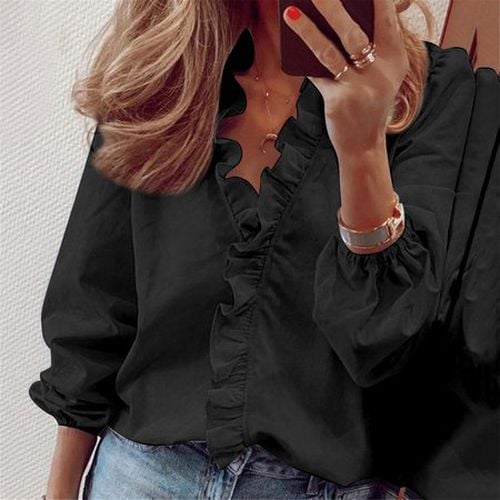 Casual Loose Blouse - Just Fashion Now - Modalova