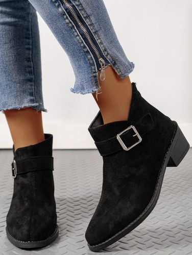 Plain Autumn Faux Suede Chelsea Boots - Just Fashion Now - Modalova