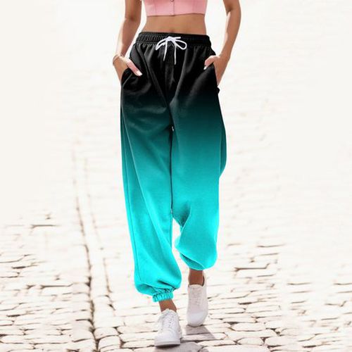 Women's H-Line Ankle Banded Pants Daily Going Out Pants Purple Casual Ombre Spring/Fall Pants - Just Fashion Now - Modalova