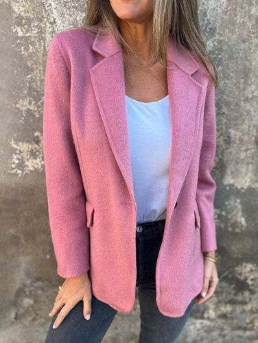 Casual Lapel Collar Loose Blazer - Just Fashion Now - Modalova