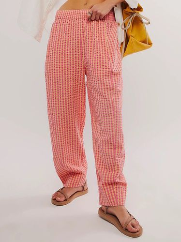 Loose Casual Knitted Plaid Pants - Just Fashion Now - Modalova