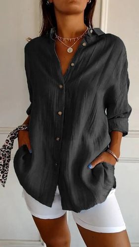 Plain Casual Shirt - Just Fashion Now - Modalova