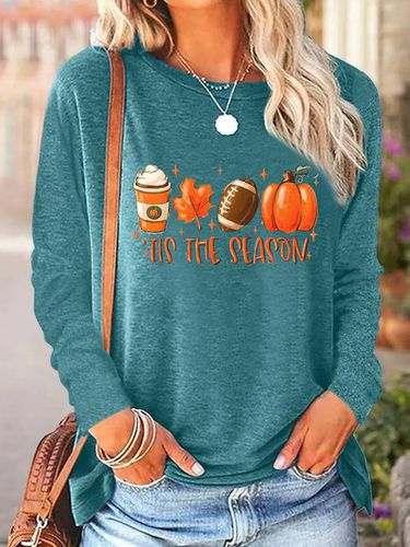 Halloween Jersey Casual Blouse - Modetalente - Modalova