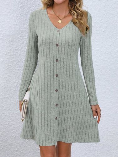 Plain Casual Dress With No - Just Fashion Now - Modalova