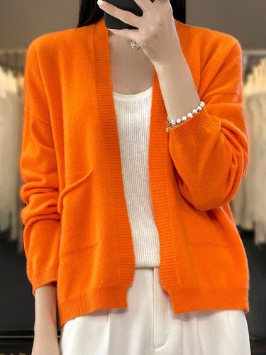 Casual Loose Wrap Cardigan - Just Fashion Now - Modalova