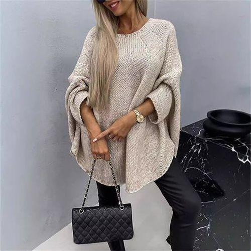 Casual Yarn/Wool Yarn Sweater - Just Fashion Now - Modalova