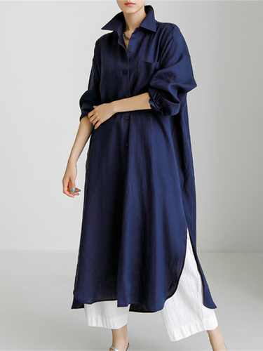 Casual Plain Dress With No - Just Fashion Now - Modalova