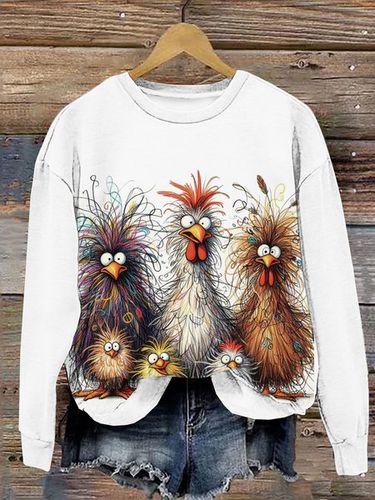 Thanksgiving Turkey Casual Sweatshirt - Just Fashion Now - Modalova