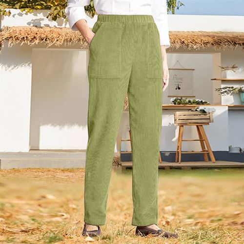 Plain Casual Loose Pants - Just Fashion Now - Modalova