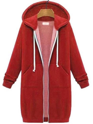 Cotton Casual Hoodie Coat - Just Fashion Now - Modalova