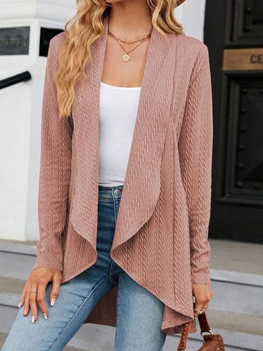 Plain Casual Crew Neck Kimono - Just Fashion Now - Modalova